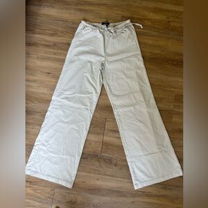 Easy Wide Leg Drawstring Pants